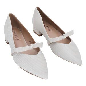 Journee Collection Cati Pointed Toe Flats with Bow Taupe 8.5M